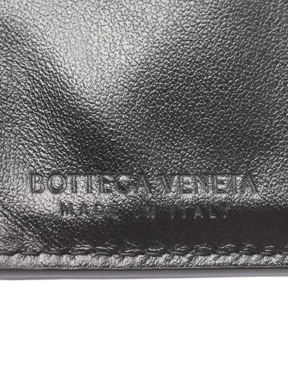 Pre-owned Bottega Veneta 2012-2025 Nappa Intrecciato Bi-fold Wallet Small Wallets In Black