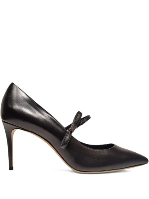 Casadei Julia Melody Pumps mit Schleifenverzierung 80mm