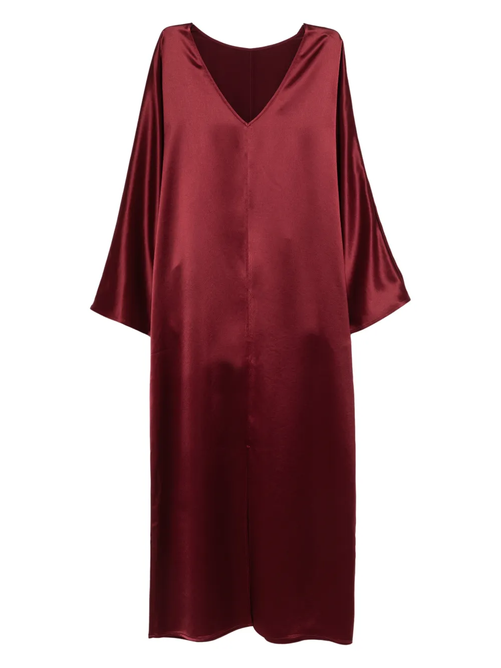 By Malene Birger Lucina V-neck midi dress - Rosso