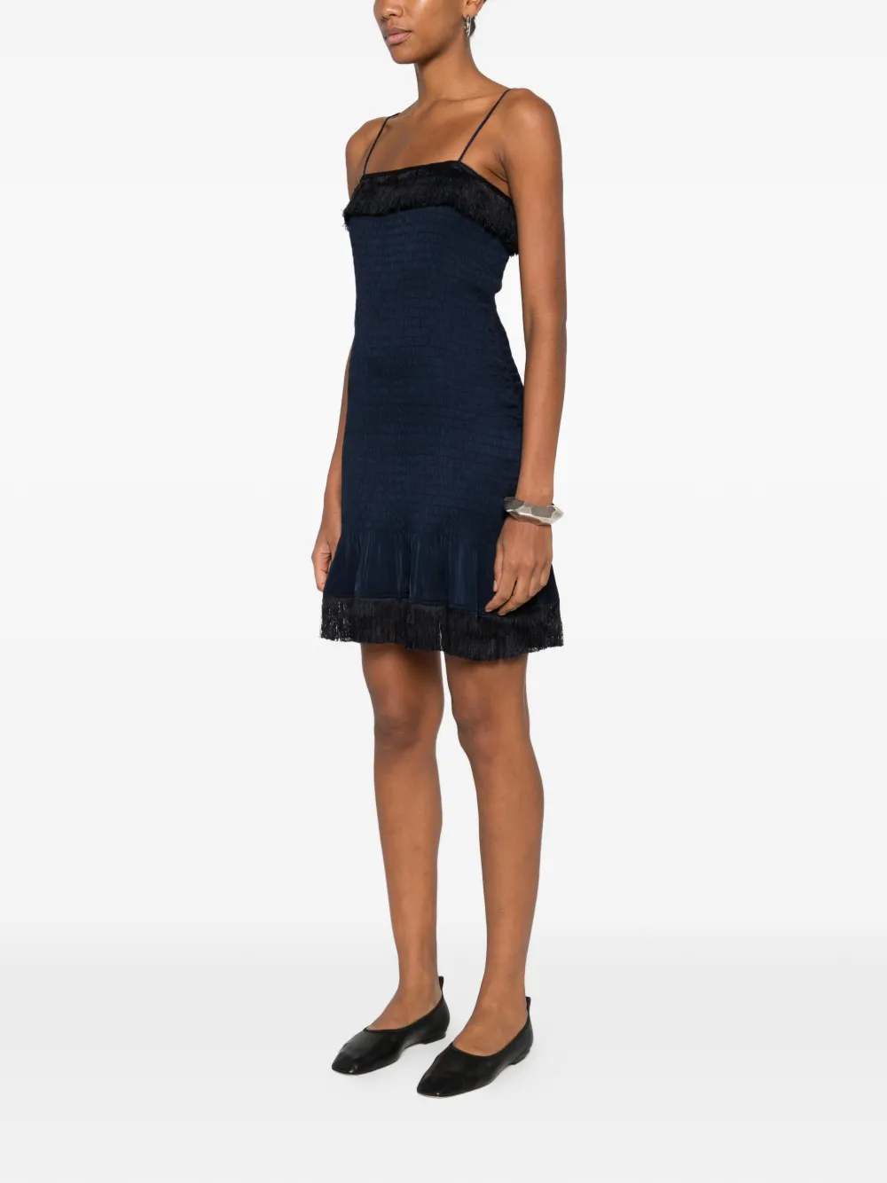 Frange Tassel Mini Dress