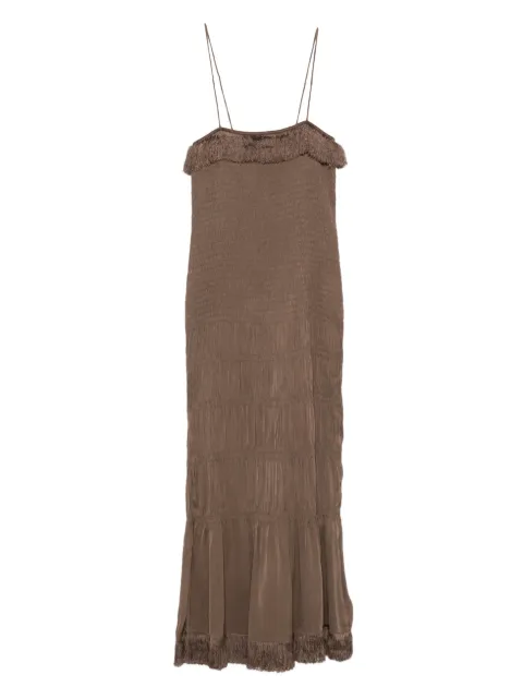 By Malene Birger Nova fringed maxi dress