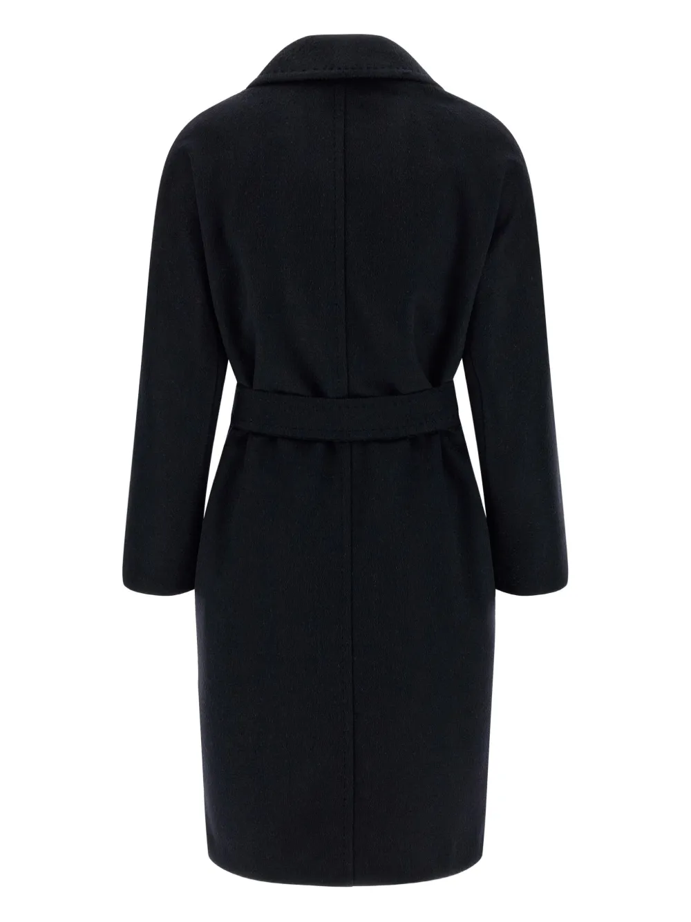 Max Mara Studio Panteon Double-breasted Coat In Blue