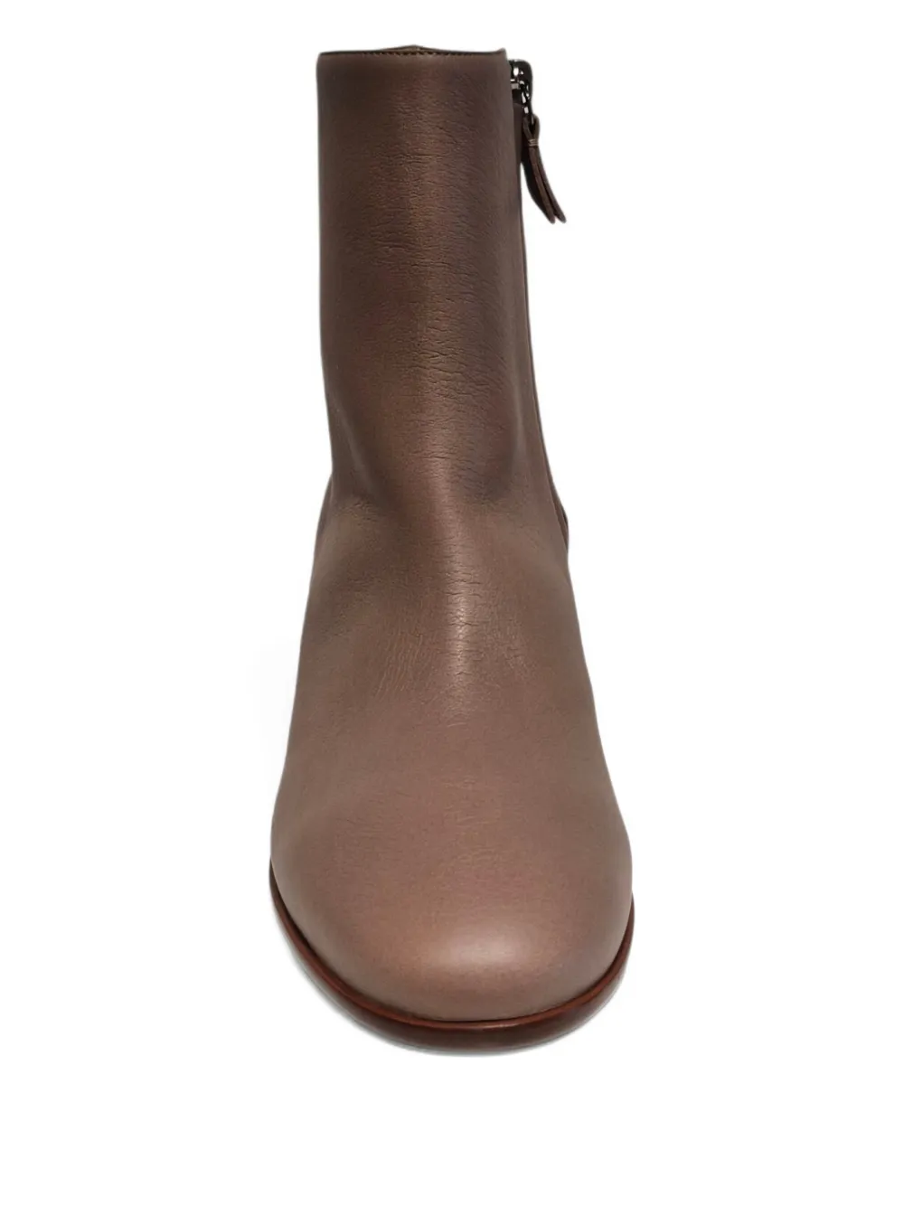 Casadei 50 mm laarzen met logoplakkaat Beige