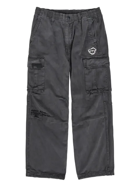 AAPE BY *A BATHING APE® pantalon cargo à taille élastiquée