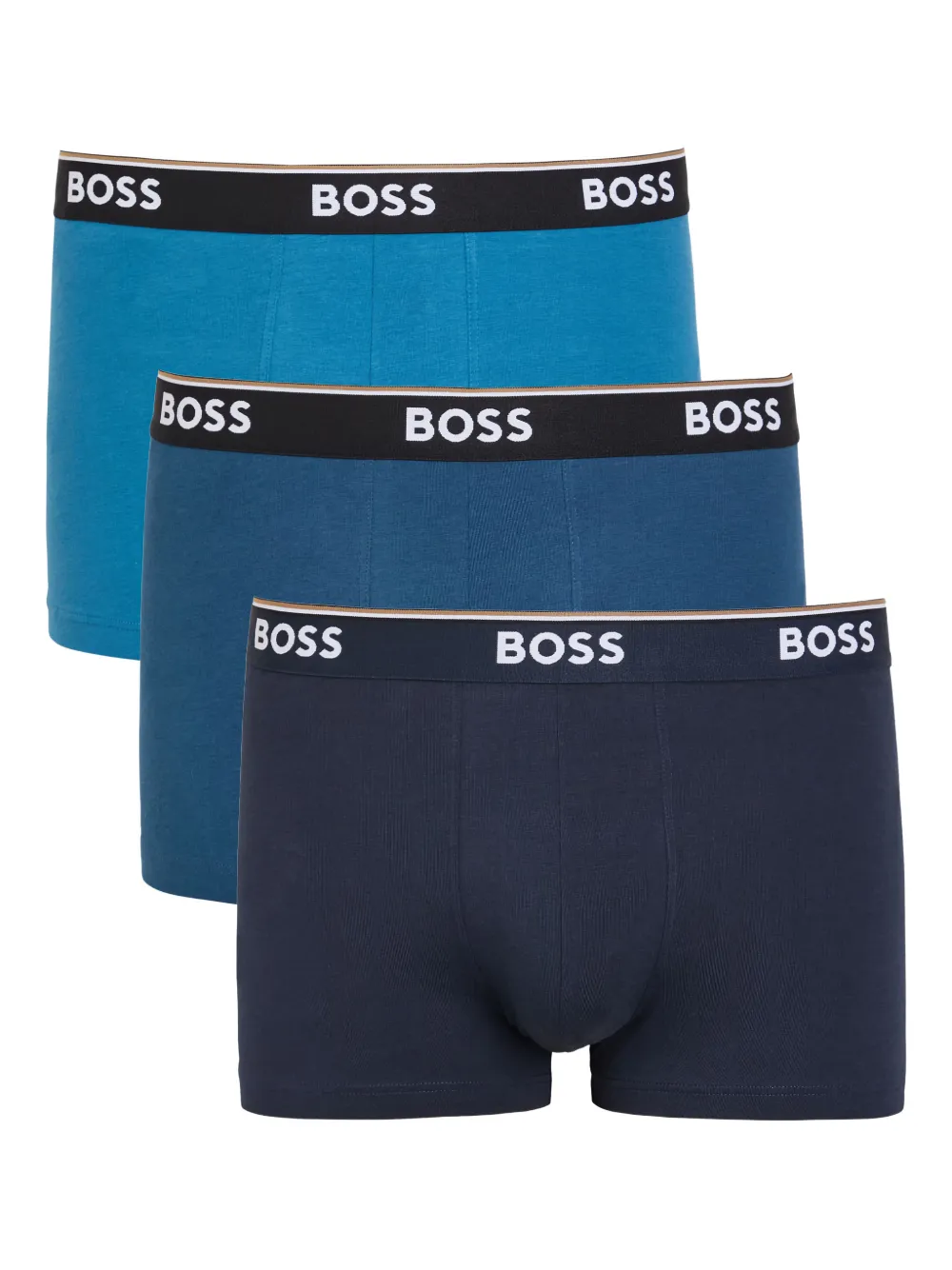 BOSS Slip con logo in vita (3 pezzi) - Blu