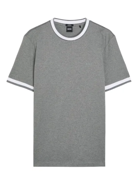 BOSS contrast-trim T-shirt