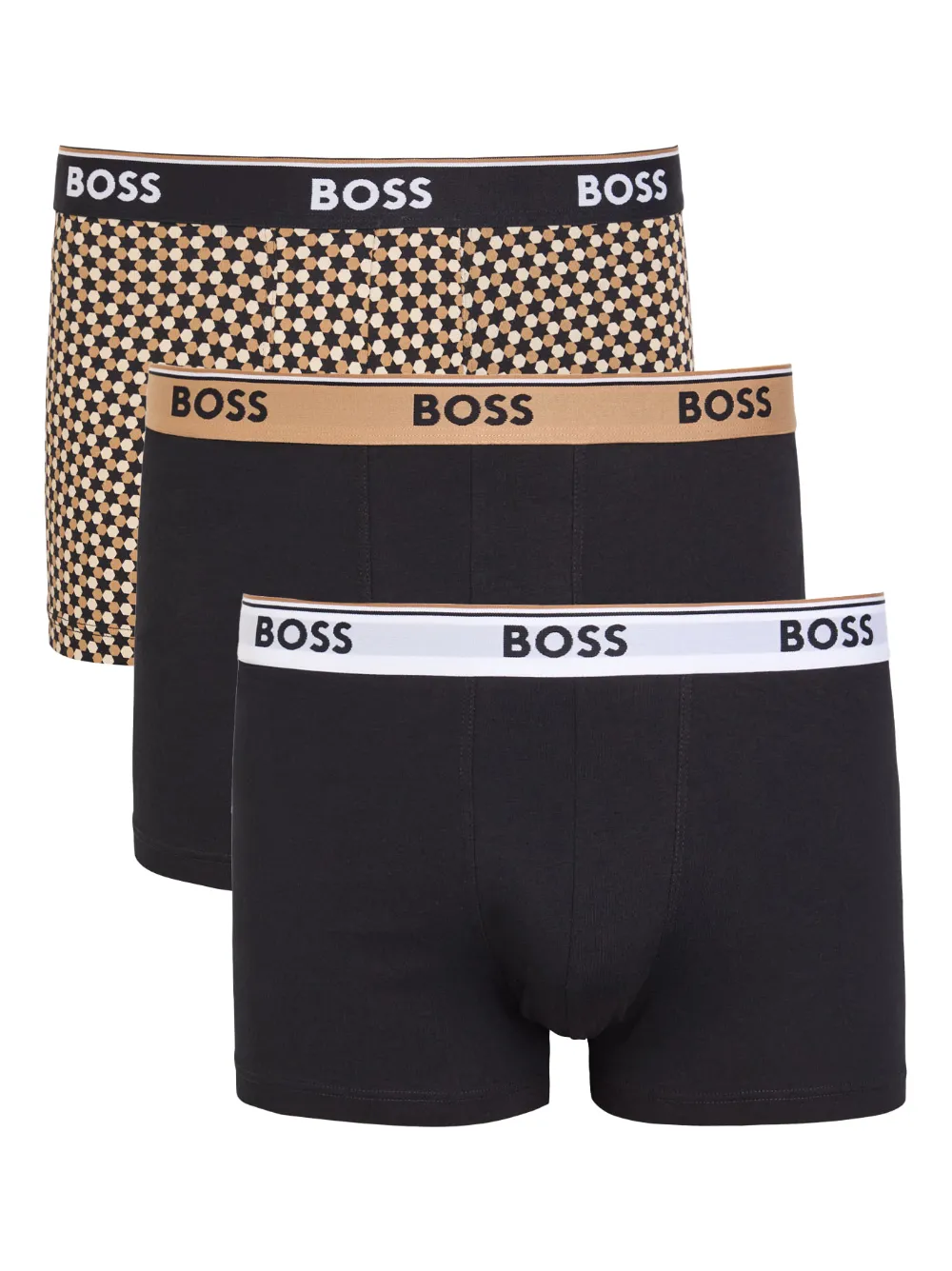 BOSS Slip con logo in vita (3 pezzi) - Nero