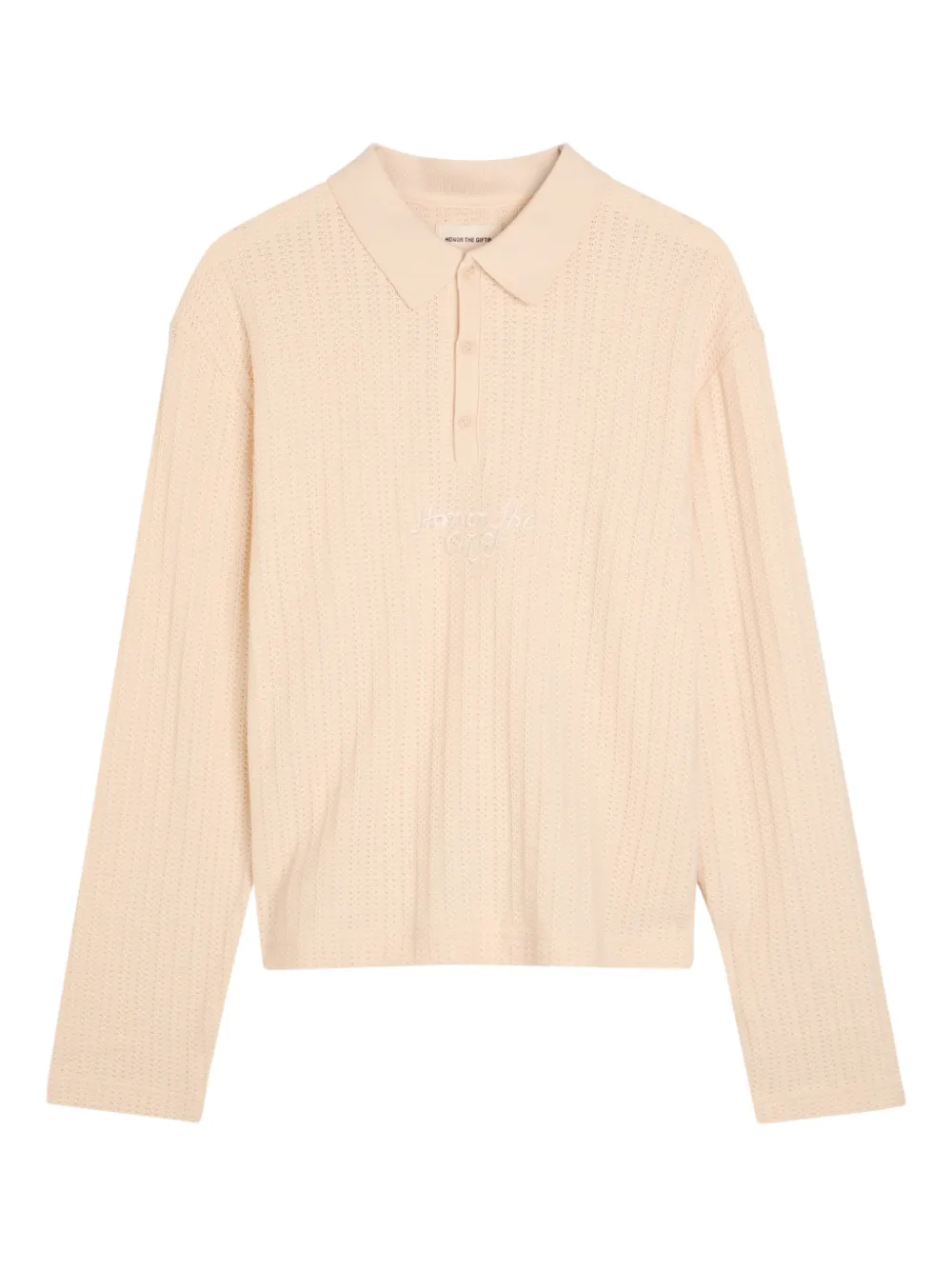 Honor The Gift Polo a maniche lunghe - Toni neutri