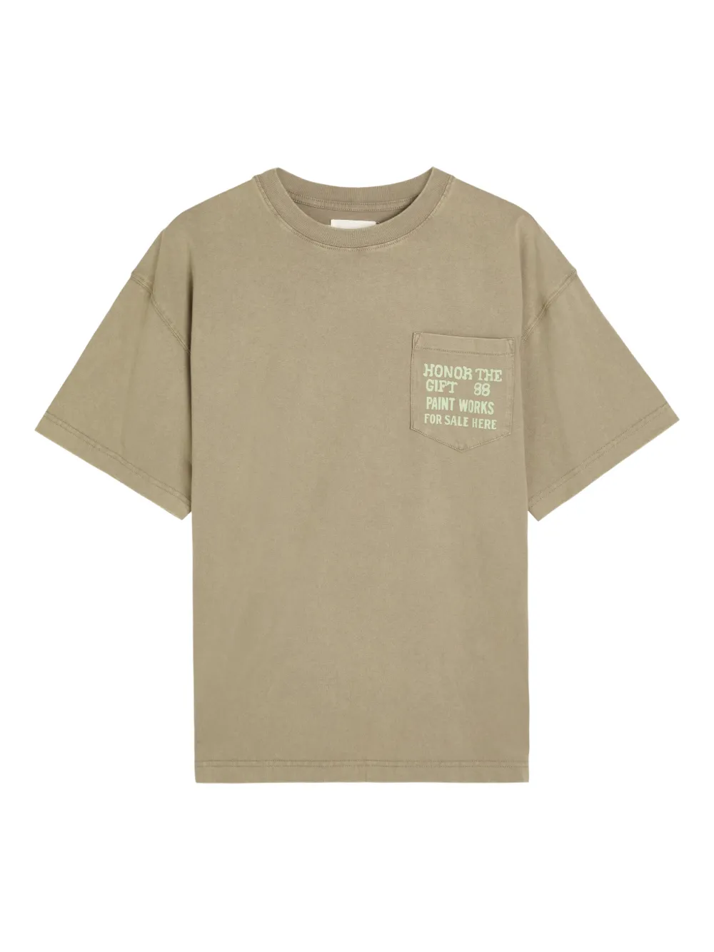 Honor The Gift T-shirt con stampa - Toni neutri