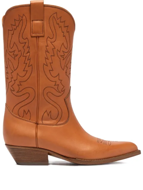 Buttero Botas Estilo Western Bordadas