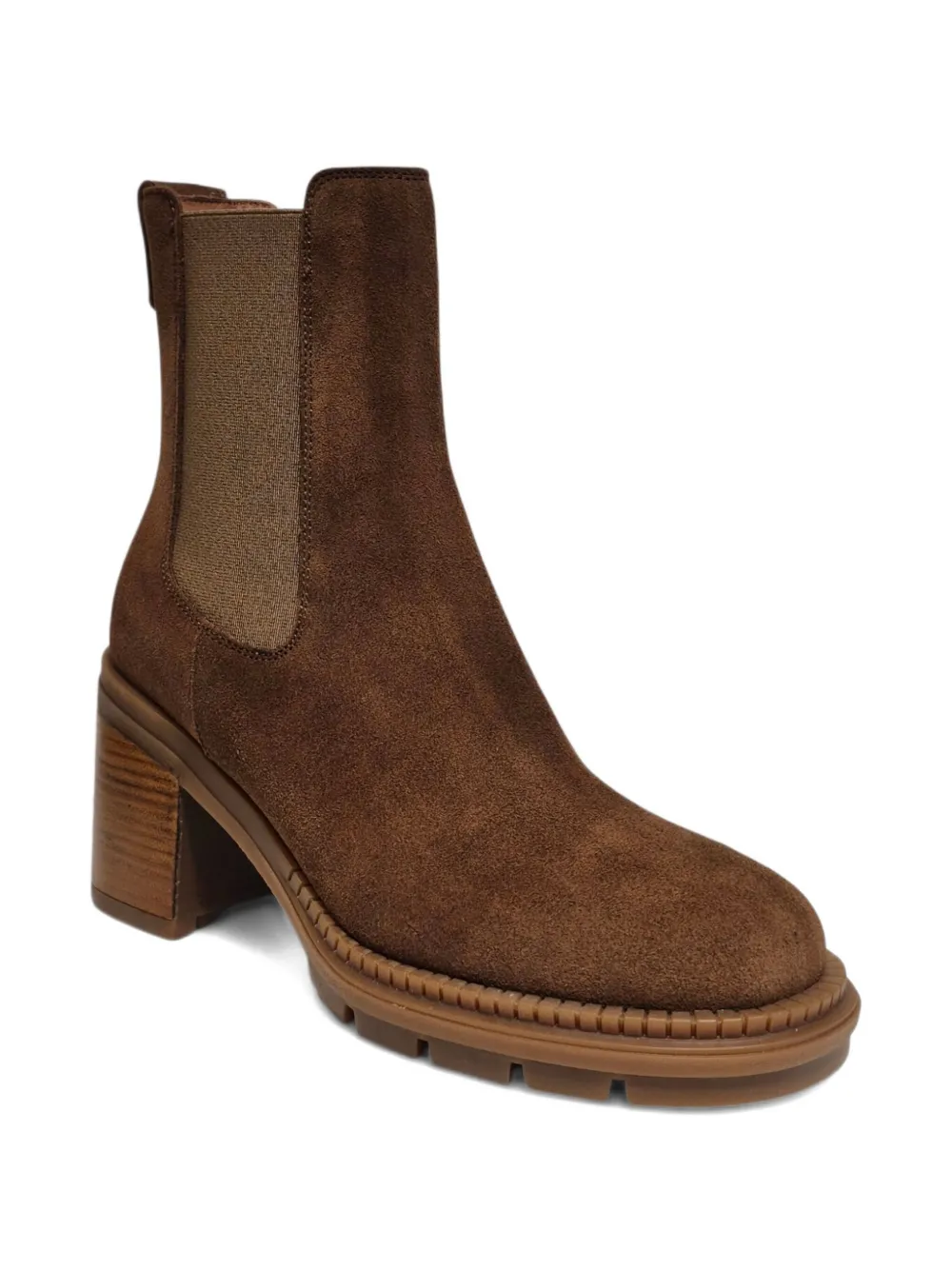 Casadei 80 mm suède Chelsea laarzen Bruin