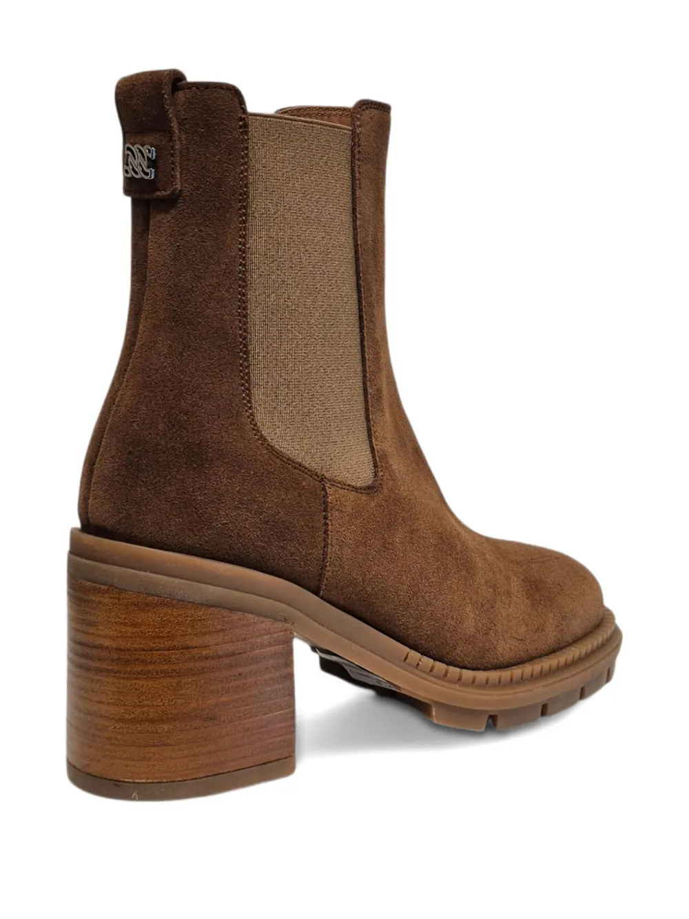 Casadei 80 mm suède Chelsea laarzen Bruin