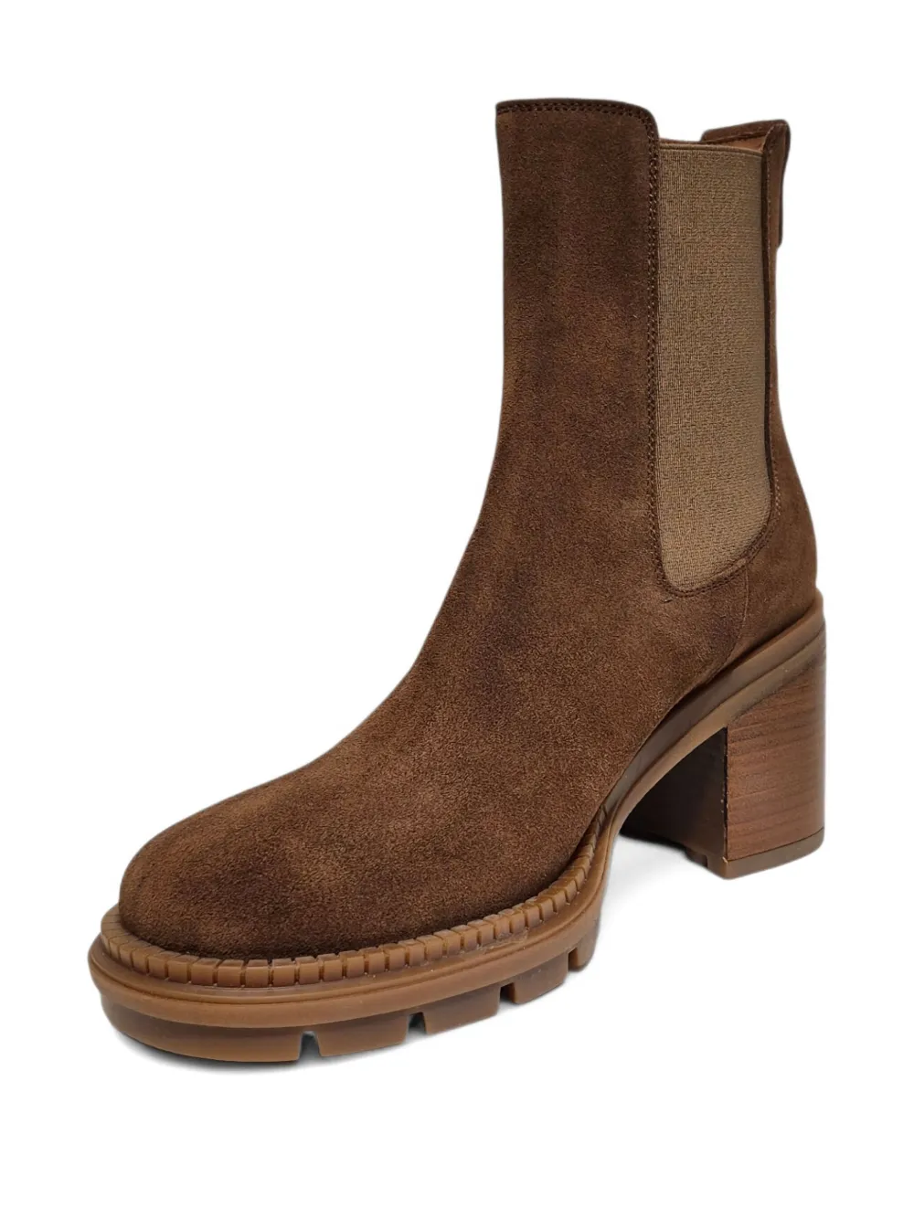 Casadei 80 mm suède Chelsea laarzen Bruin