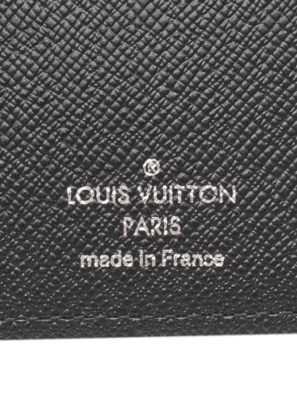 Pre-owned Louis Vuitton 2010 Damier Graphite Brazza Wallet Long Wallets In Black