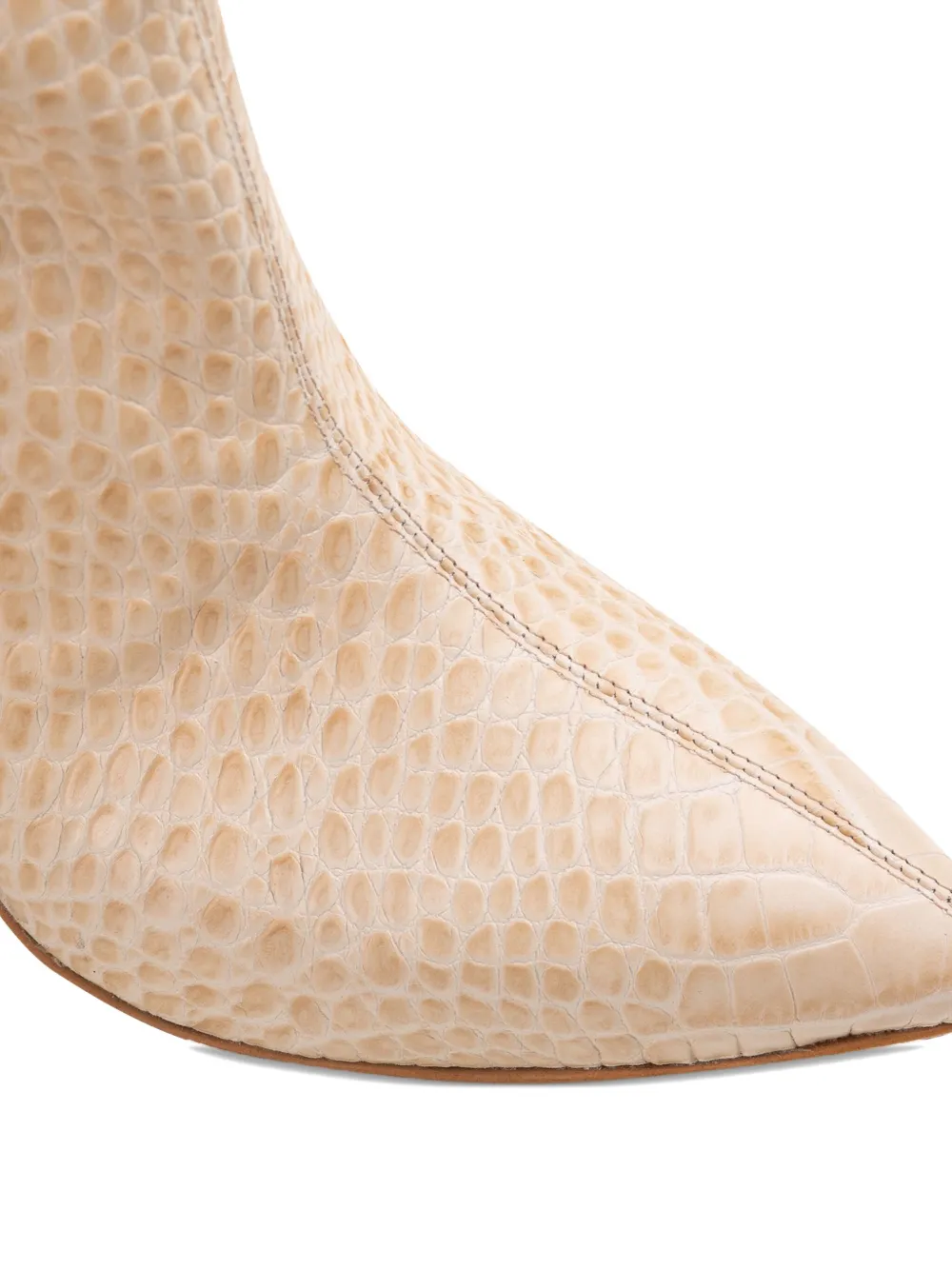 Ginissima 80mm Ilona Leather Boots In Pink