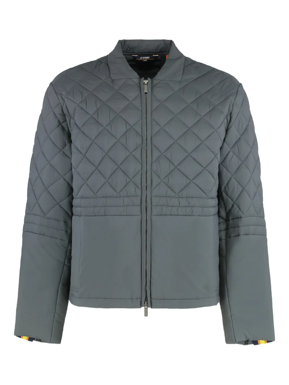 K-Way quilted bariol jacket | Grey | Image 1