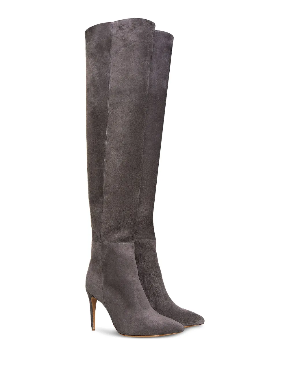  Ginissima 95mm Milana Thigh-high Boots - Grey 