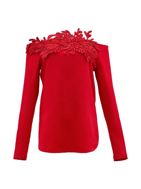 Silvia Tcherassi Belinda floral-appliqué blouse