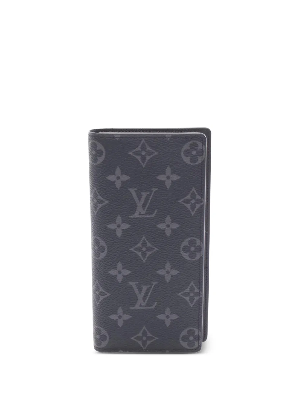 Louis Vuitton Pre-Owned 2021-2025 Monogram Eclipse Brazza Wallet long Louis Vuitton Pre-Owned 2021-2025 Monogram Eclipse Brazza Wallet long