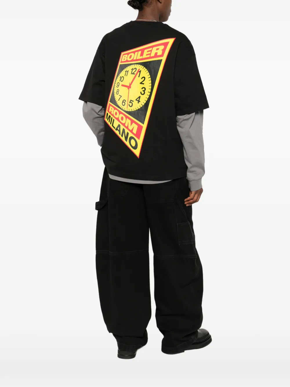 Boiler Room Milan City T-shirt In Black