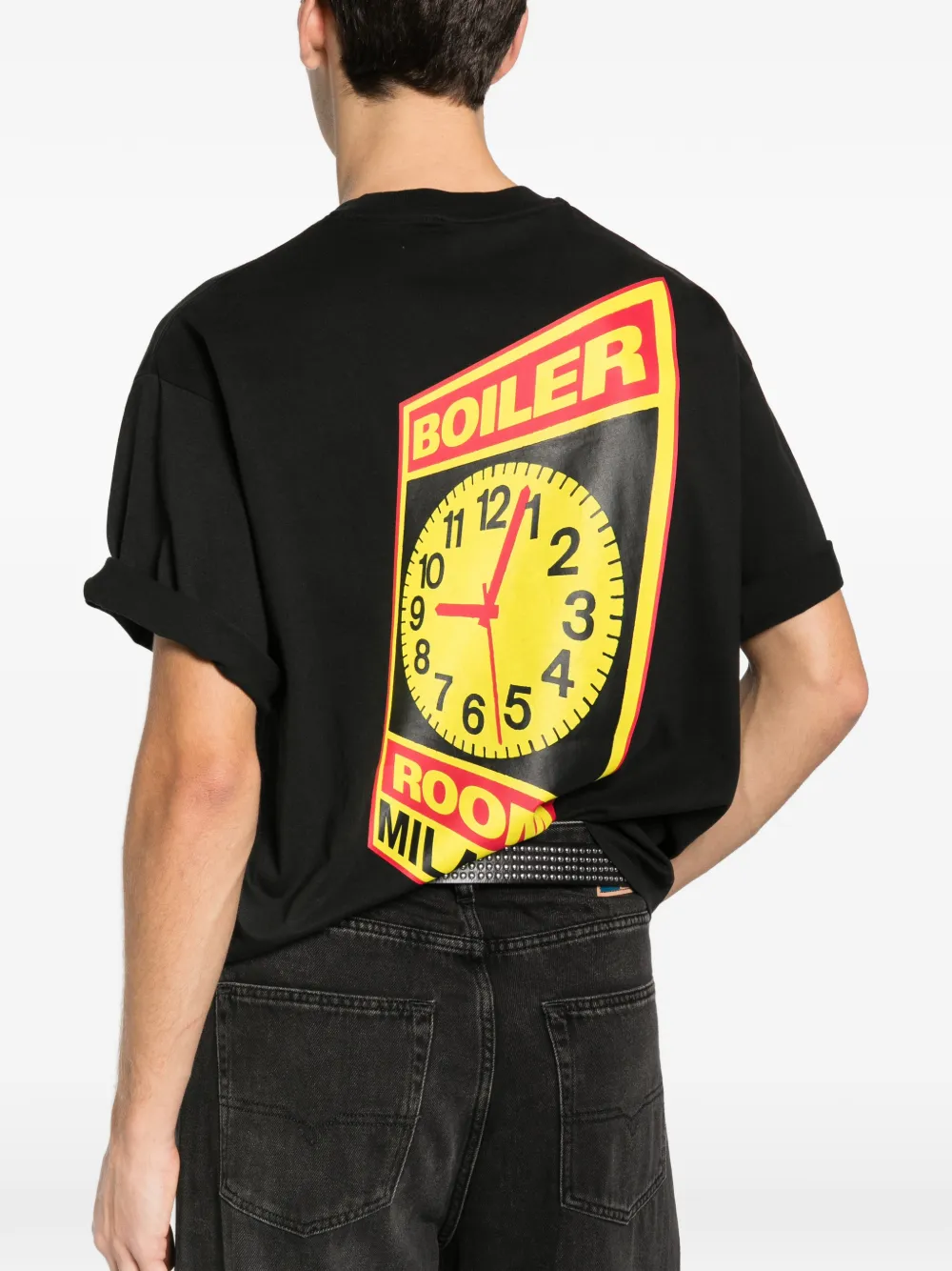 Boiler Room Milan City T-shirt In Black