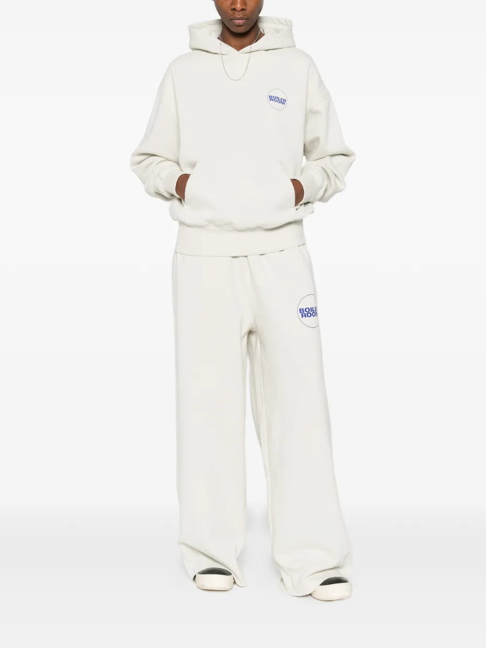 Boiler Room Logo-print Track Pants In Neutral