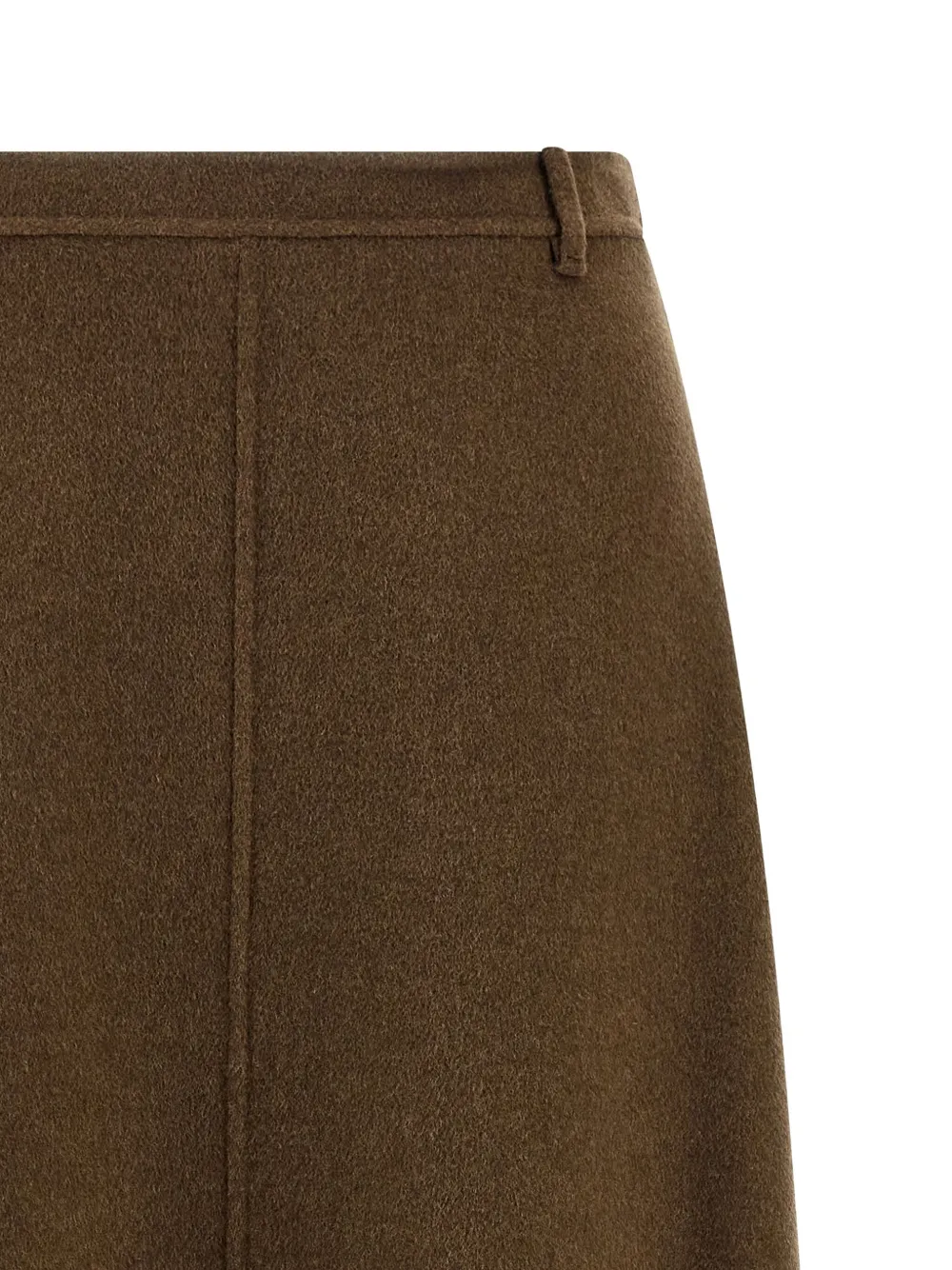 Max Mara Gloria Midi Skirt In Brown