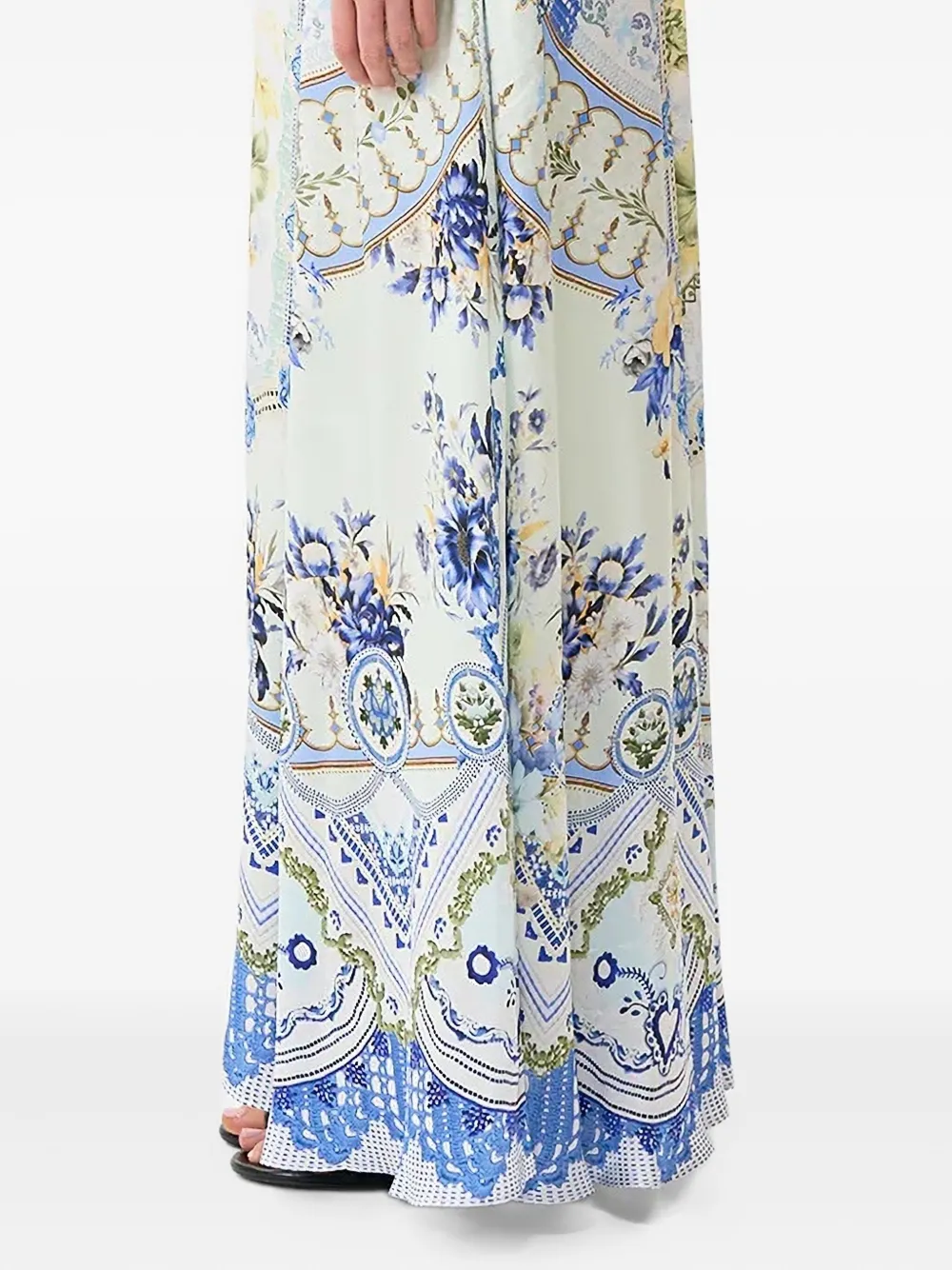 Camilla My Homespun Heart Maxi Dress In Blue