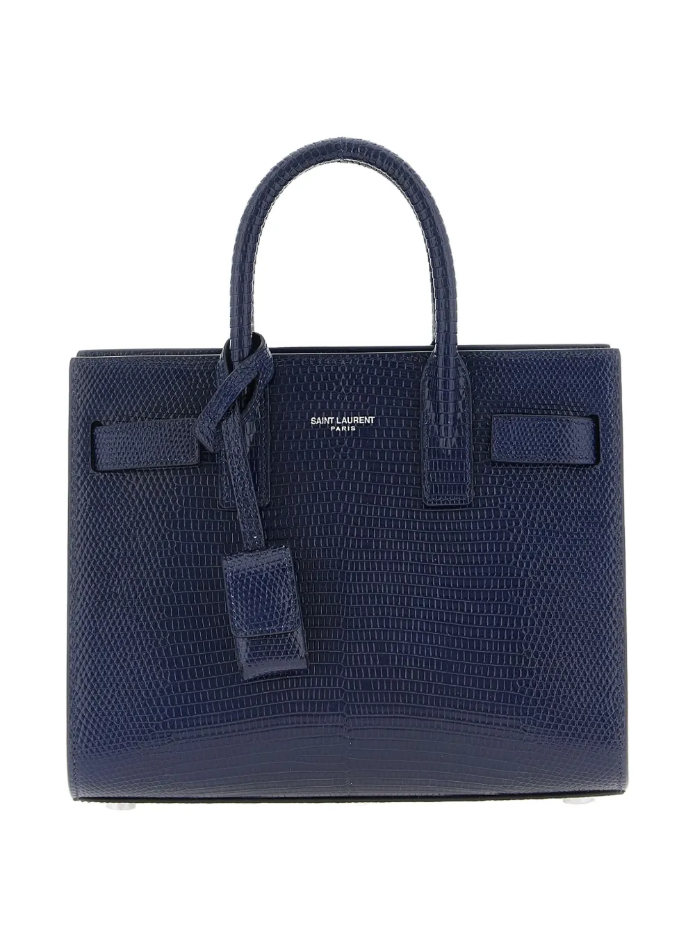 Saint Laurent Sac de Jour Nano leather tote bag - Blauw