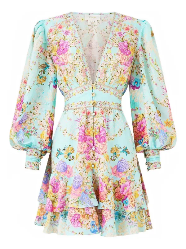 knee length dresses for ladies Camilla Hand-Beaded Mini Dress main image 1