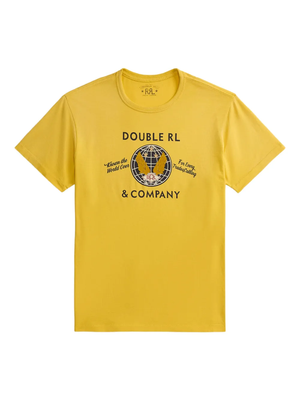 Ralph Lauren RRL T-shirt in cotone con stampa - Giallo