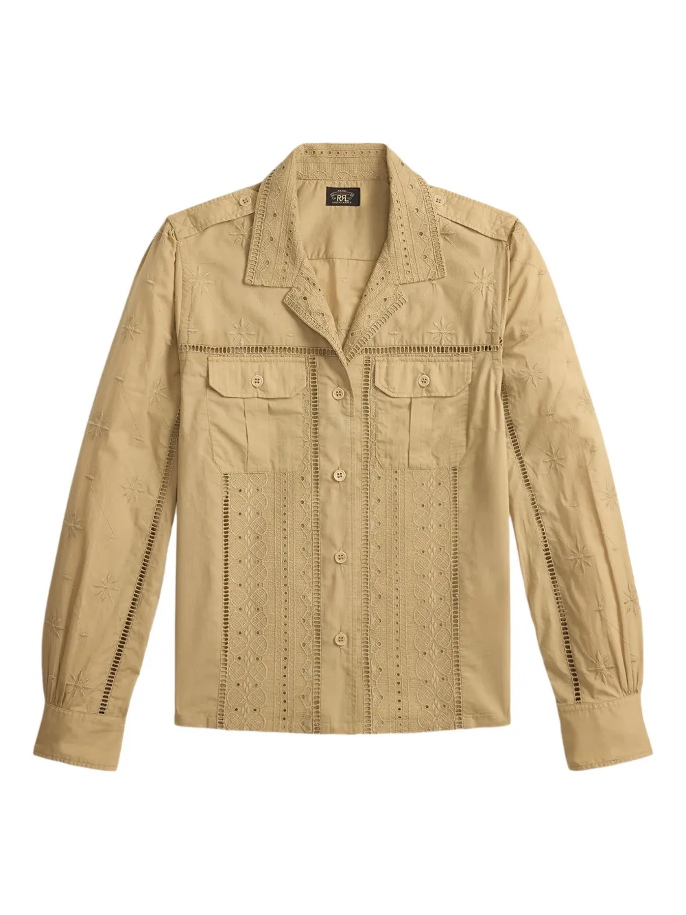 Ralph Lauren RRL Camicia con ricamo - Toni neutri