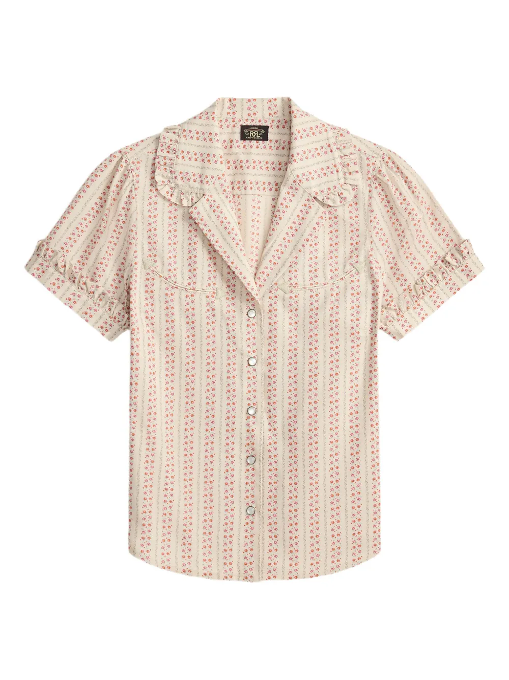Ralph Lauren RRL Camicia a fiori - Toni neutri