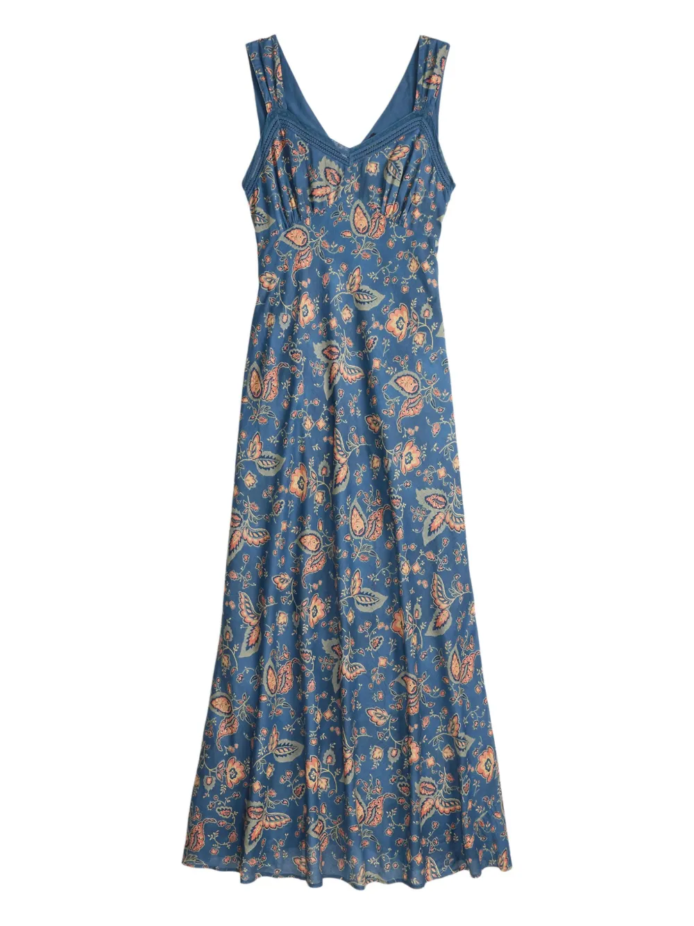 Ralph Lauren RRL Chemisier midi a fiori - Blu