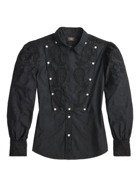 Ralph Lauren RRL Blusa con ricamo paisley
