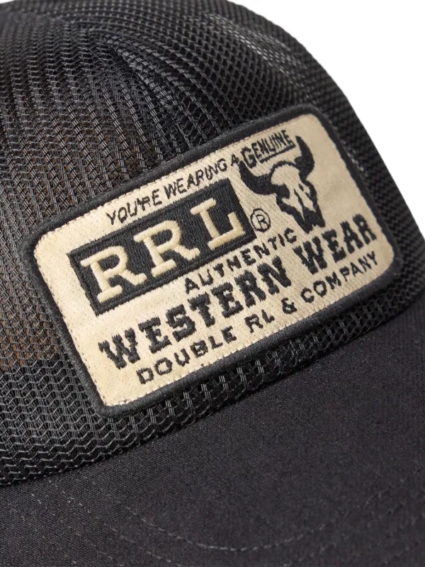 Ralph Lauren RRL logo-patch Mesh Cap | Black | FARFETCH