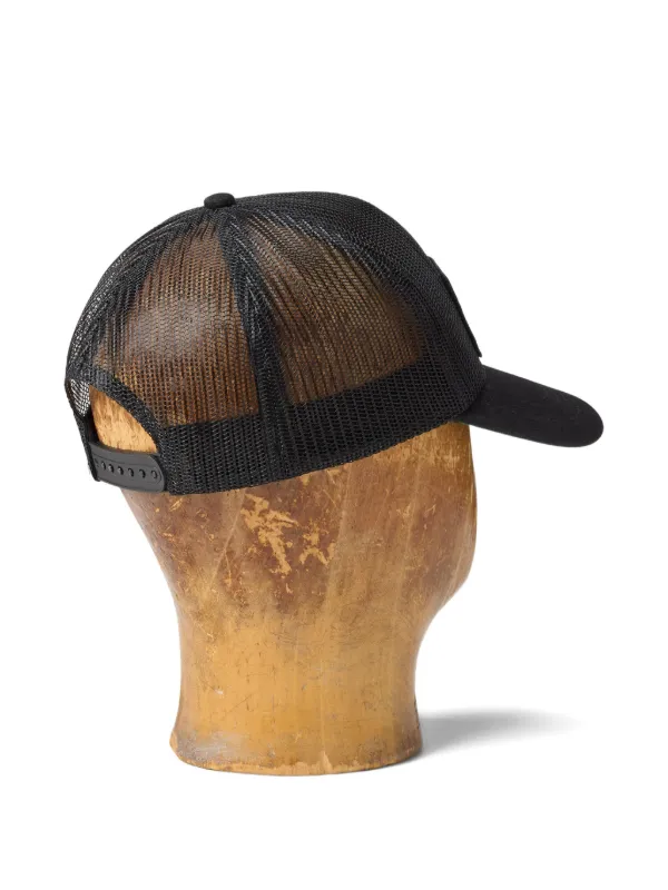 POLO RALPH LAUREN バタフライ メッシュキャップ RRL CAP Ralph Lauren RRL logo-patch Mesh Cap | Black | FARFETCH