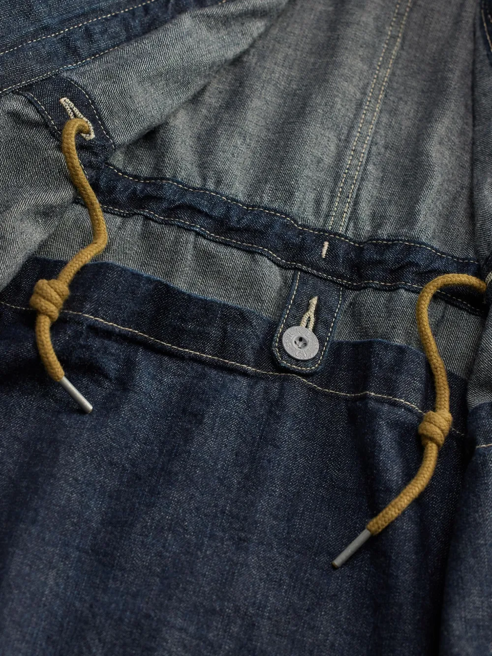  Ralph Lauren Rrl Buttoned Zip-up Jacket - Blue 