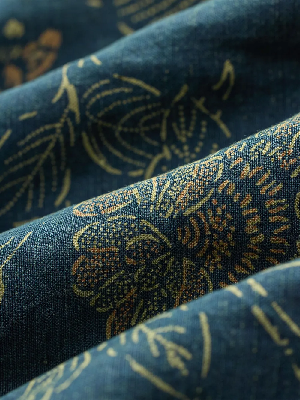 Ralph Lauren Rrl Floral Bomber Jacket - Blue 