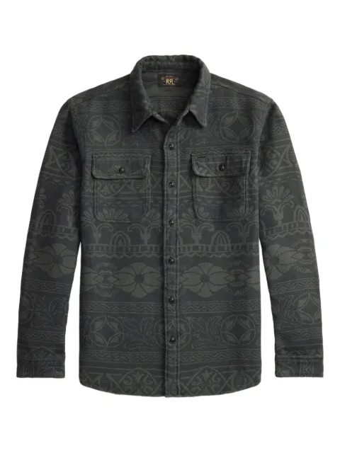 Ralph Lauren RRL sobrecamisa con motivo abstracto