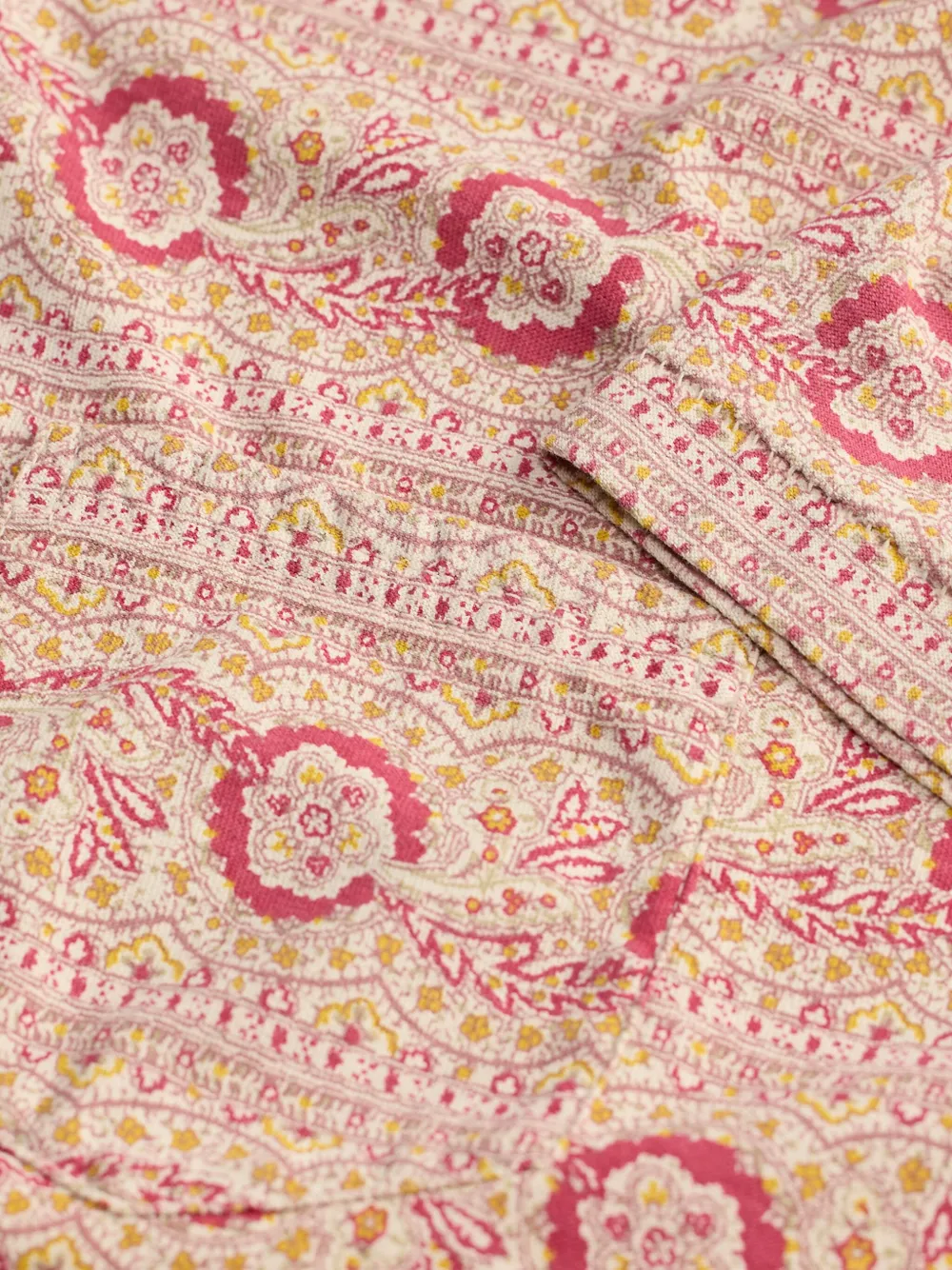 Ralph Lauren RRL T-shirt met paisley-print Beige