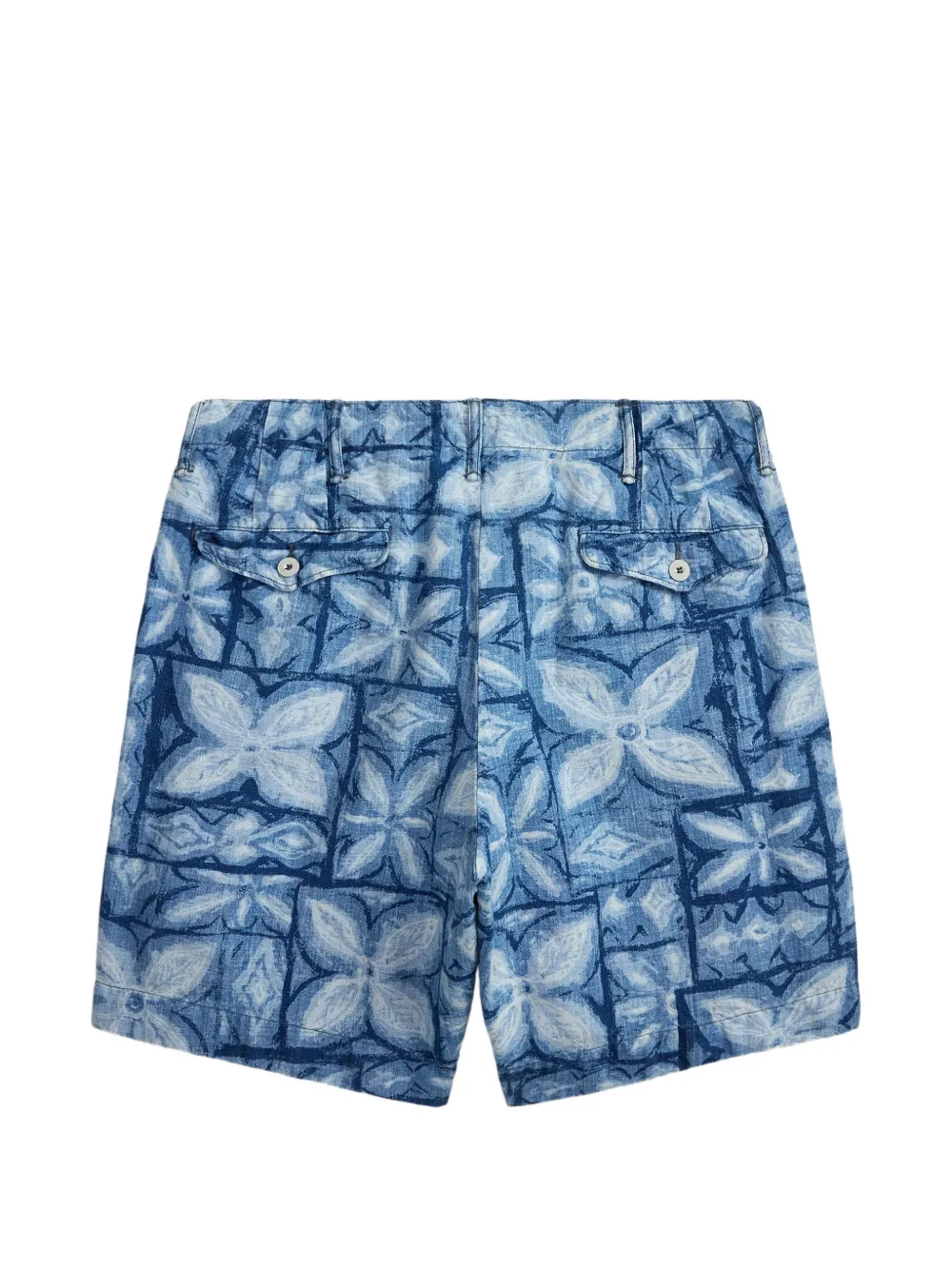 Ralph Lauren RRL Shorts met bloemenprint Blauw
