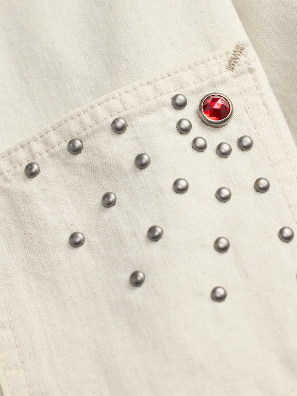 Ralph Lauren RRL Jack verfraaid met studs Beige