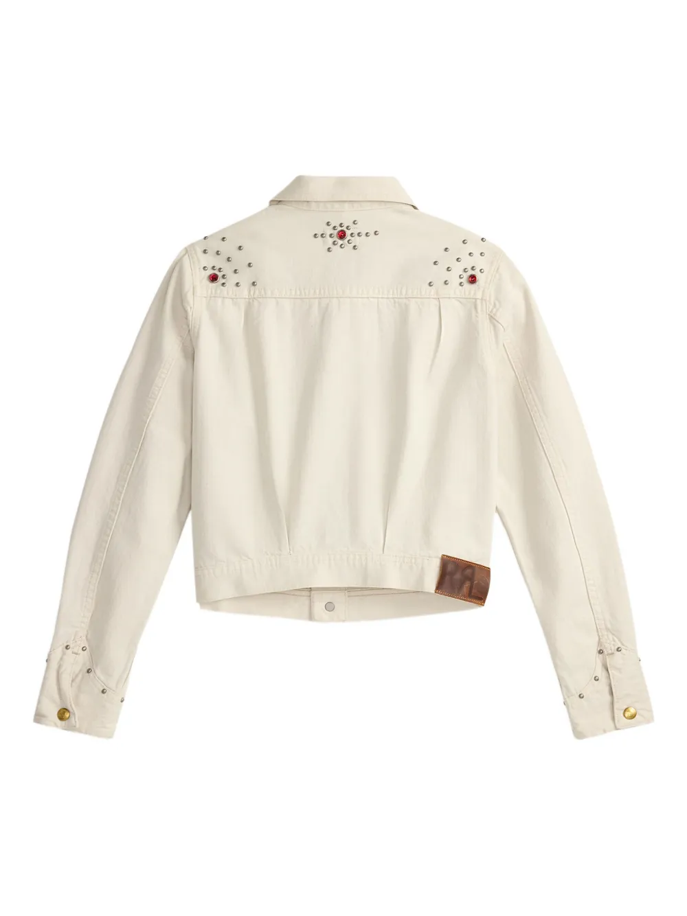 Ralph Lauren RRL Jack verfraaid met studs Beige