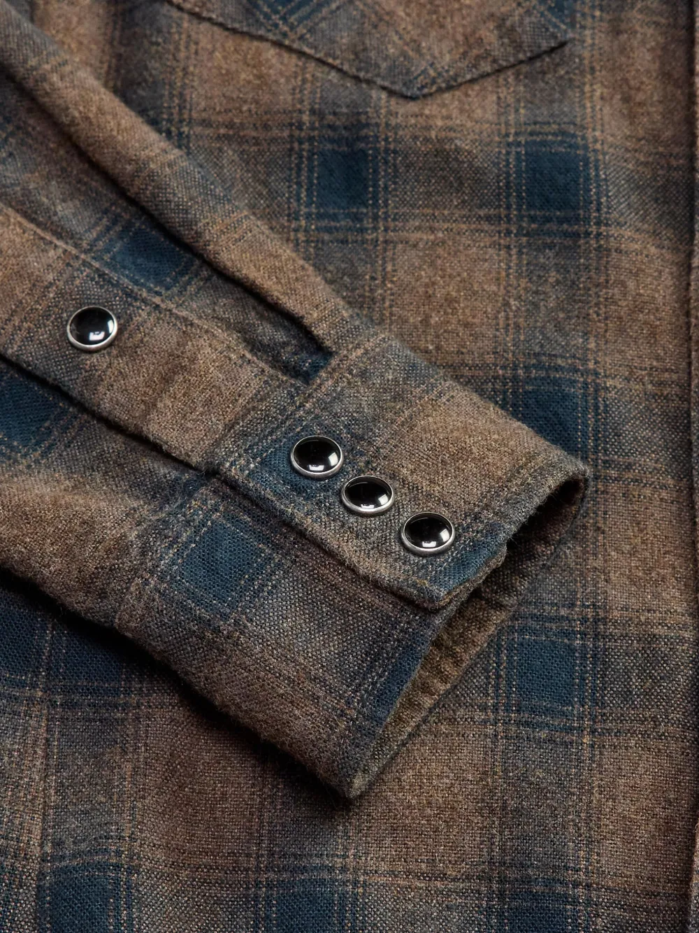 Ralph Lauren RRL Geruite midi-jurk met gestrikte taille Bruin