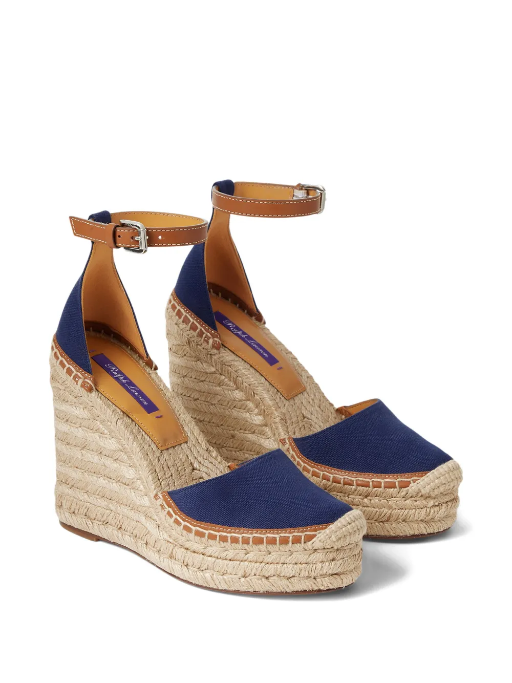 Ralph Lauren Collection 110 mm Parson espadrilles Blauw