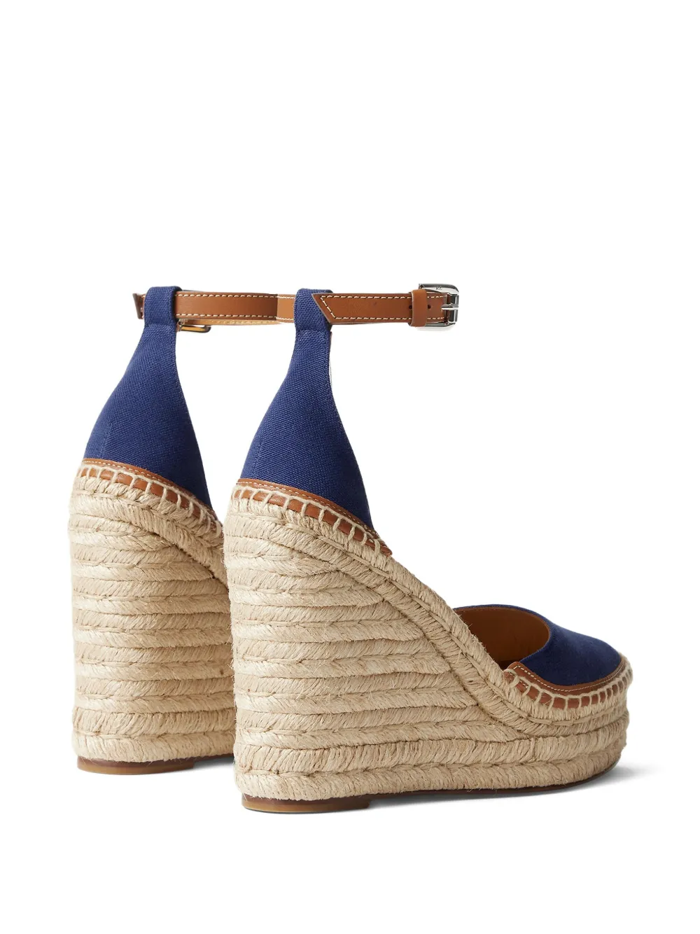 Ralph Lauren Collection 110 mm Parson espadrilles Blauw