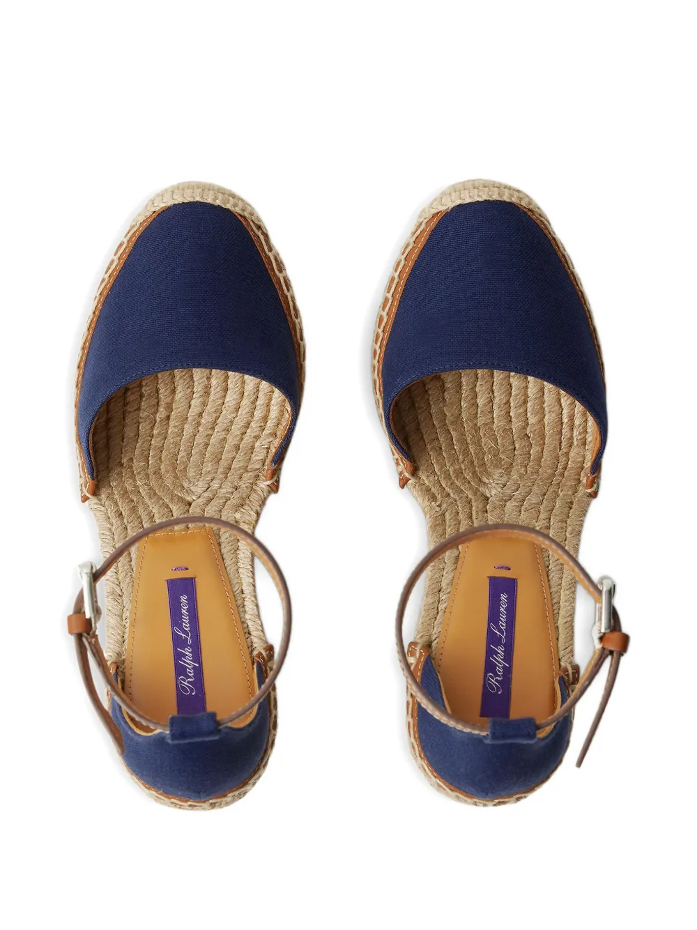 Ralph Lauren Collection 110 mm Parson espadrilles Blauw