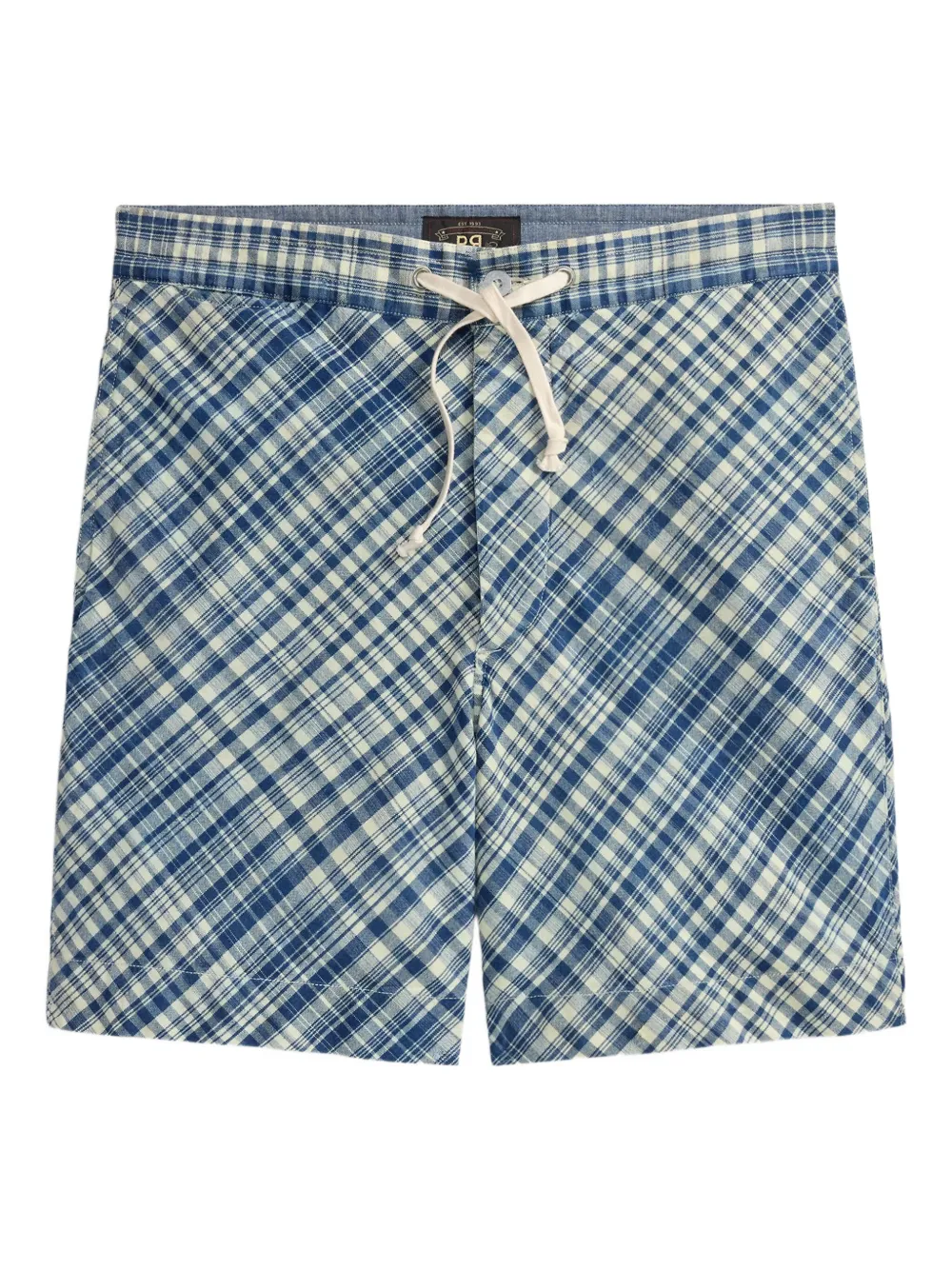 Ralph Lauren RRL Shorts a quadri - Blu