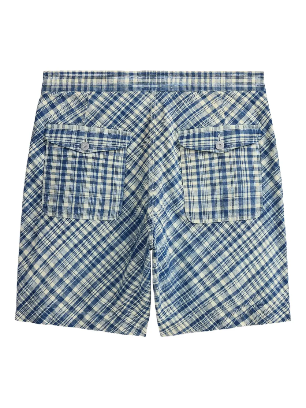 Ralph Lauren RRL Geruite shorts Blauw